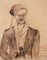 Carbón sobre papel.
Charcoal on paper.
30x40 cm.