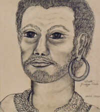 Carbón sobre papel.
Charcoal on paper.
20x30 cm.