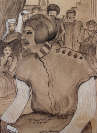 Carbón sobre papel.
Charcoal on paper.
29x39 cm.