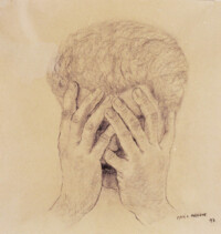 Reflection.
Carbón sobre papel.
Charcoal on paper.
40x40 cm.