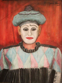 Harlequin.
Óleo sobre tela.
Oil on canvas.
30x40 cm.