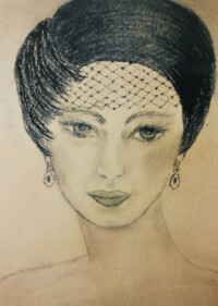 Carbón sobre papel - Colección Privada.
Charcoal on paper - Private Collection.
30x40 cm.